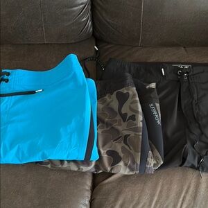 O'Neill Superfreak Lot if 3 Swim Trunks